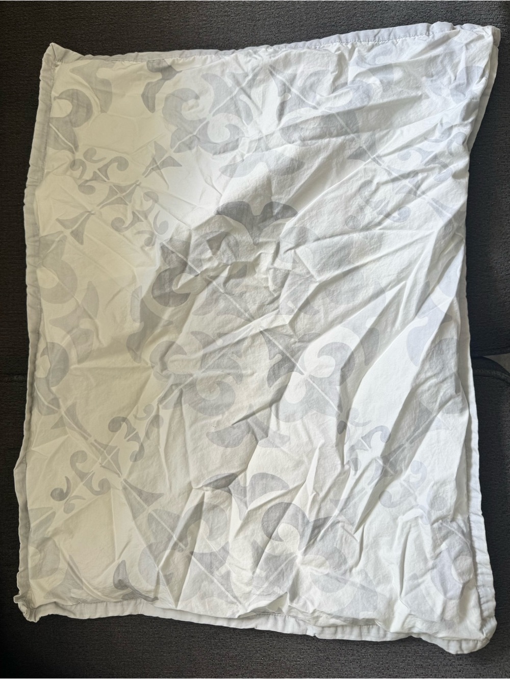 Serena & Lily White with Light Gray Pillow sham (set of 2) standard size